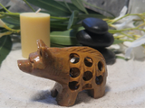 Spa Luxury Relax Reiki Energy Healing Meditation Natural Gemstone Mineral Gypsy Gems & Jewelry GGandJ.com Soapstone Wolf