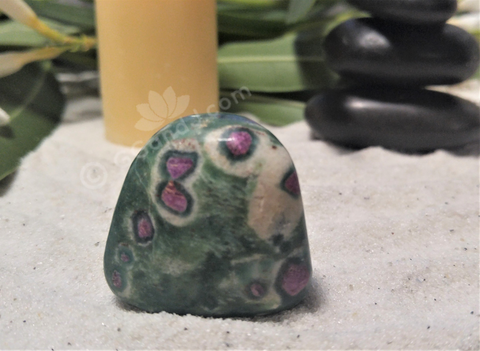 Spa Luxury Relax Reiki Energy Healing Meditation Natural Gemstone Mineral Gypsy Gems & Jewelry GGandJ.com Ruby Zoisite