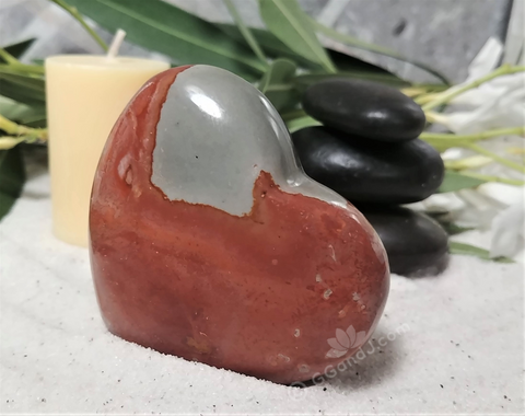 Spa Luxury Relax Reiki Energy Healing Meditation Natural Gemstone Mineral Gypsy Gems & Jewelry GGandJ.com Jasper Heart