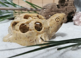 Baby inside of mother turtle carved gemstone on GGandJ.com Natural Baby Shower gift idea