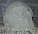 Clear Quartz Gemstone Skull on GGandJ.com Gypsy Gems and Jewelry Naturally UNique