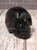 Obsidian Gemstone skull on GGandJ.com Naturally Unique Gypsy Gems & Jewelry