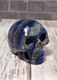 Hand carved Lapis Lazuli Skull from Brazil on GGandJ.com