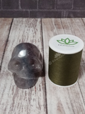 Gemstone Skull from Brazil on GGandJ.com Gypsy Gems & Jewelry Naturally Unique with thread spool size reference