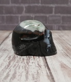 hand crafted onyx skull from brazil gemstone skull gift ideas
