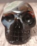 Multi-color onyx skull from Brazil Naturally Unique Gypsy Gems & Jewelry GGandJ.com