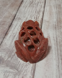 Handcarved gemstone frog toad amphibian soapstone