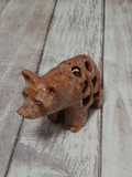 Carved Bear on GGandJ.com Red Gemsone Bear Gift Idea
