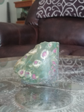 Home Decor Gemstone Mineral Naturally Unique Ruby Zoisite in Living Room on GGandJ.com