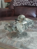 Natural green Prehnite with Epidote Gemstone Crystal from Morocco on GGandJ.com