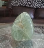 Home Decor Gemstone Mineral Naturally Unique Fluorite Free Form Tower in Living Room on GGandJ.com