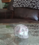 Home Decor Gemstone Mineral Naturally Unique Gemstone Skull in Living Room on GGandJ.com