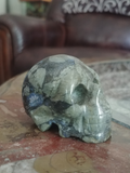 Home Decor Gemstone Mineral Naturally Unique Gemstone Skull in Living Room on GGandJ.com