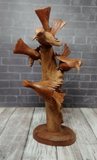 Indonesian Wood art birds in tower gypsy gems & jewelry naturally unique