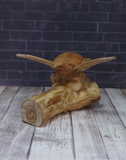 Indonesian Wood Sea Turtle on Waves gypsy gems & jewelry naturally unique