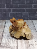 Handcarved wood frog toad amphibian Indonesian Bali Art Gypsy Gems & Jewelry GGandJ.com