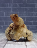 Handcarved Wood frog on GGandJ.com Gypsy Gems & Jewelry