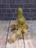 rear view of wooden seal ocean gift