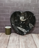 Heart Plate B with thread spool size reference
