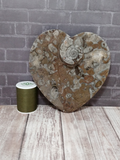 Heart Plate C with thread spool size reference
