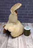 Wooden reptile with size reference