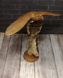 Wood Owl in Flight from Indonesia Gypsy Gems & Jewelry Naturally Unique