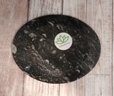 Backside of small oval plate A