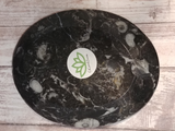 Backside of small oval plate B