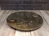 Orthoceras and Ammonite Ying Yang Plates - Large