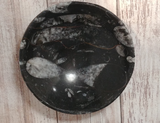 Hand crafted fossil feeder bowl for reptiles from Gypsy Gems & Jewelry GGandJ.com Naturally Unique