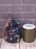 Malachite Azurite Quartz with size reference