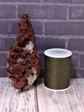Hematite quartz with thread spool size reference