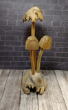 Wood Mushroom Statue from Indonesia Gypsy Gems & Jewelry