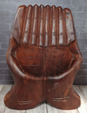 wooden prayer hand bowl