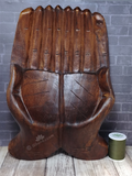 Wood Bowl Hands with size reference