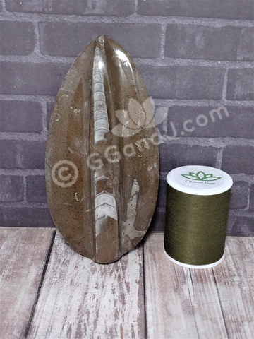 Orthoceras Basker Raised large - A reptile supplies heat basker rock natural fossil tank decor