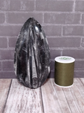 Orthoceras Basker Black Raised large - A reptile supplies heat basker rock natural fossil tank decor with thread spool size reference