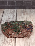 Natural green pink and blue gemstone