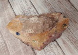 backside of dolomite crystal from morocco