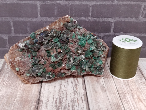 Dolomite with size reference Barite Malachite Azurite Epidote