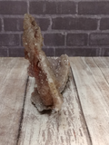 side view of standing amethyst