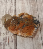 UV Reactive Calcite with Baryte on Galena