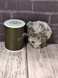 Calcite and Baryte on Galena with thread spool size reference