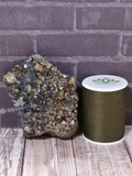 Pyrite on Galena with thread spool size reference