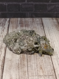 Mixed gemstone mineral on simple background