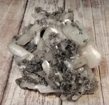 Heulandite on druzy Chalcedony Indian Zeolite GGandJ.com Naturally Unique