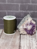 Moroccan purple fluorite with size reference