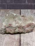 Natural green Prehnite with Epidote Gemstone Crystal from Morocco on GGandJ.com
