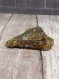 Side view of rough copper