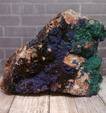large blue and green gemstone mineral from Morocco on GGandJ.com